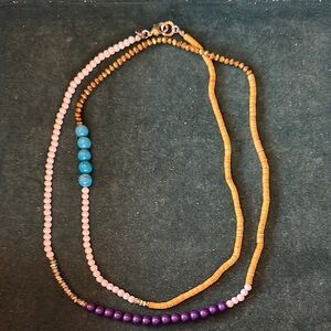 LOFT multi colored beaded Necklace